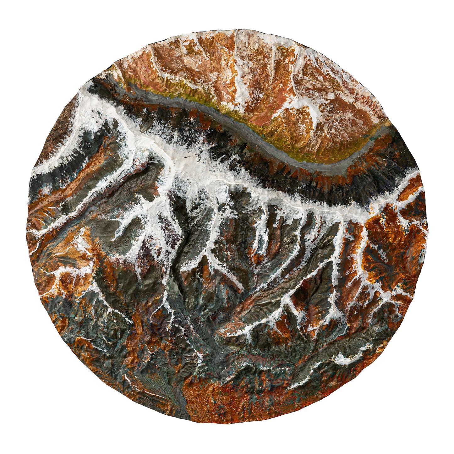 Cerro Plata 5968m (Diameter 38 cm - 15 inch)