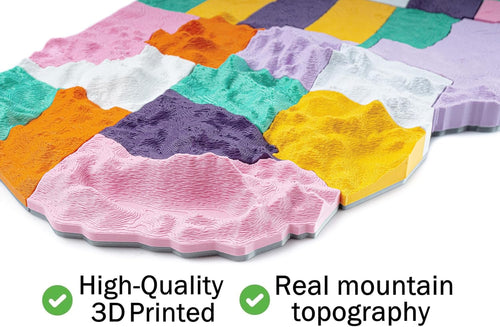 3D United States Magnetic Puzzle