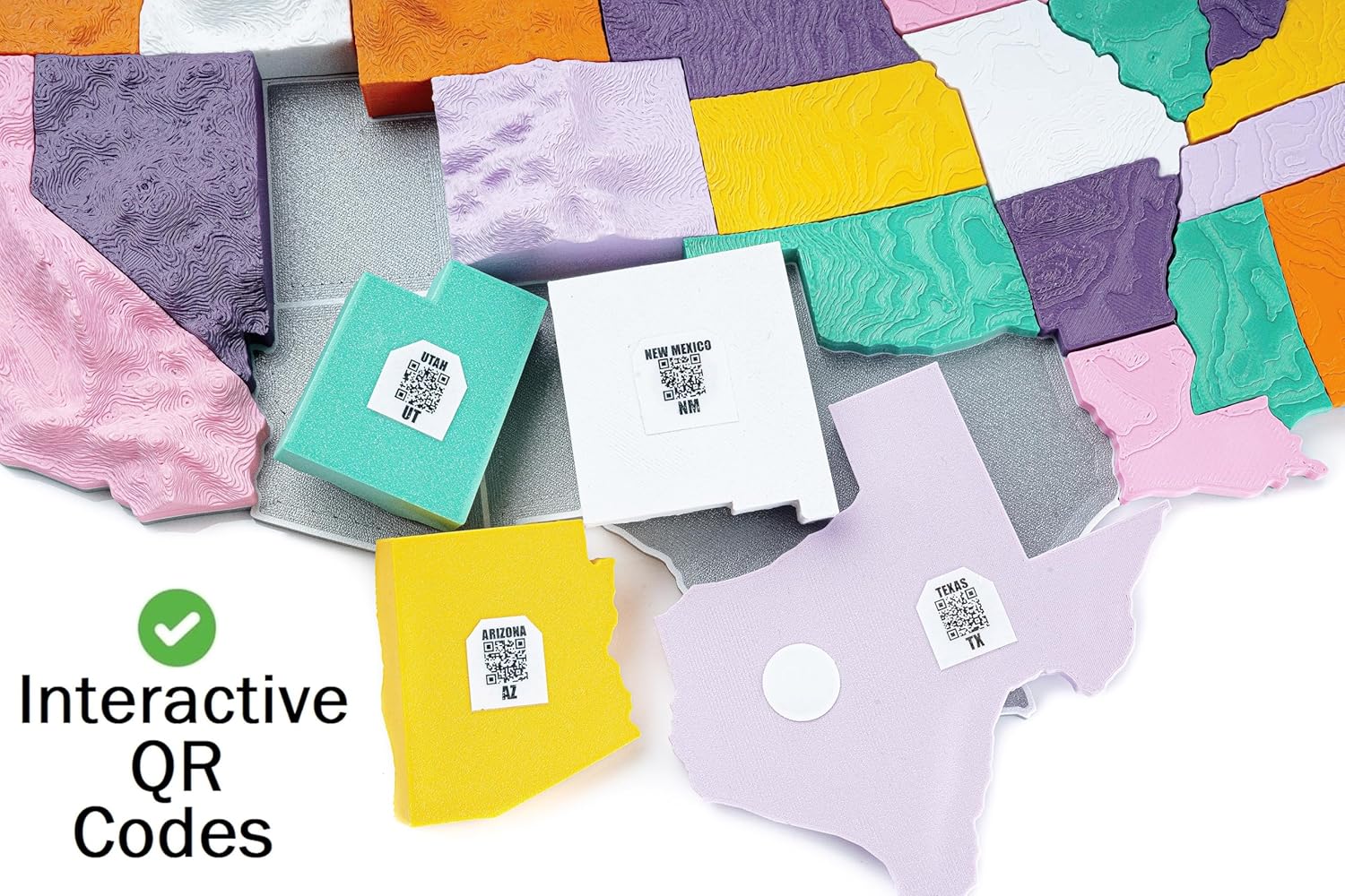 3D United States Magnetic Puzzle