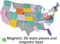 3D United States Magnetic Puzzle